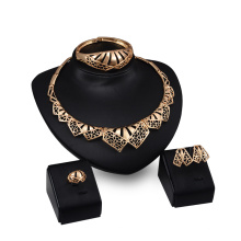 Geometrie geformt Indien Gold Schmuck Sets Mode (C-XSST0045)